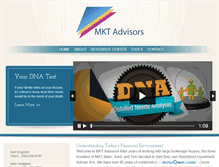 Tablet Screenshot of mktadvisorsllc.com